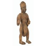 Wooden ceremonial statue, Bamun warrior
