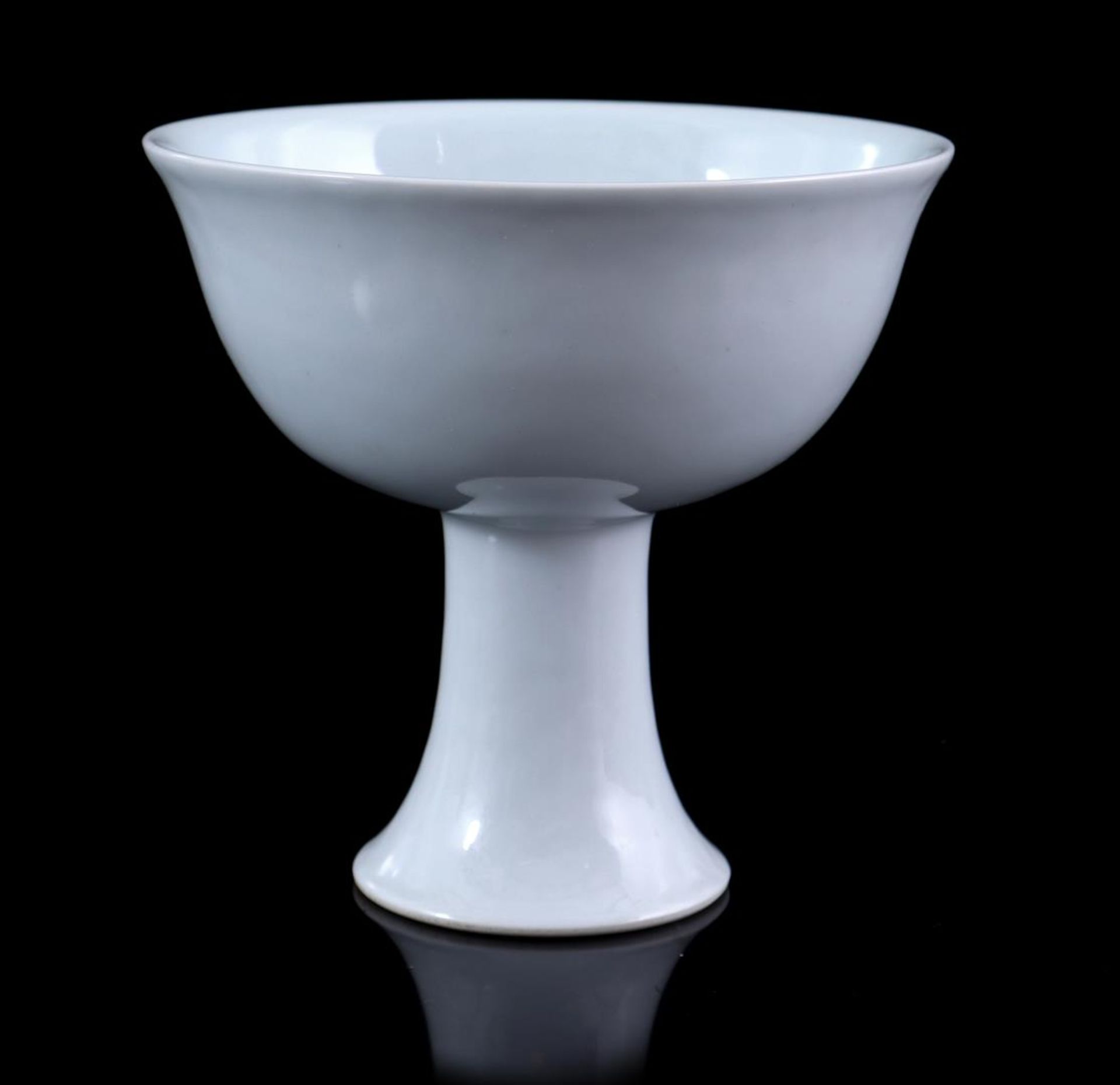 Porcelain Blanc de Chine stem cup 