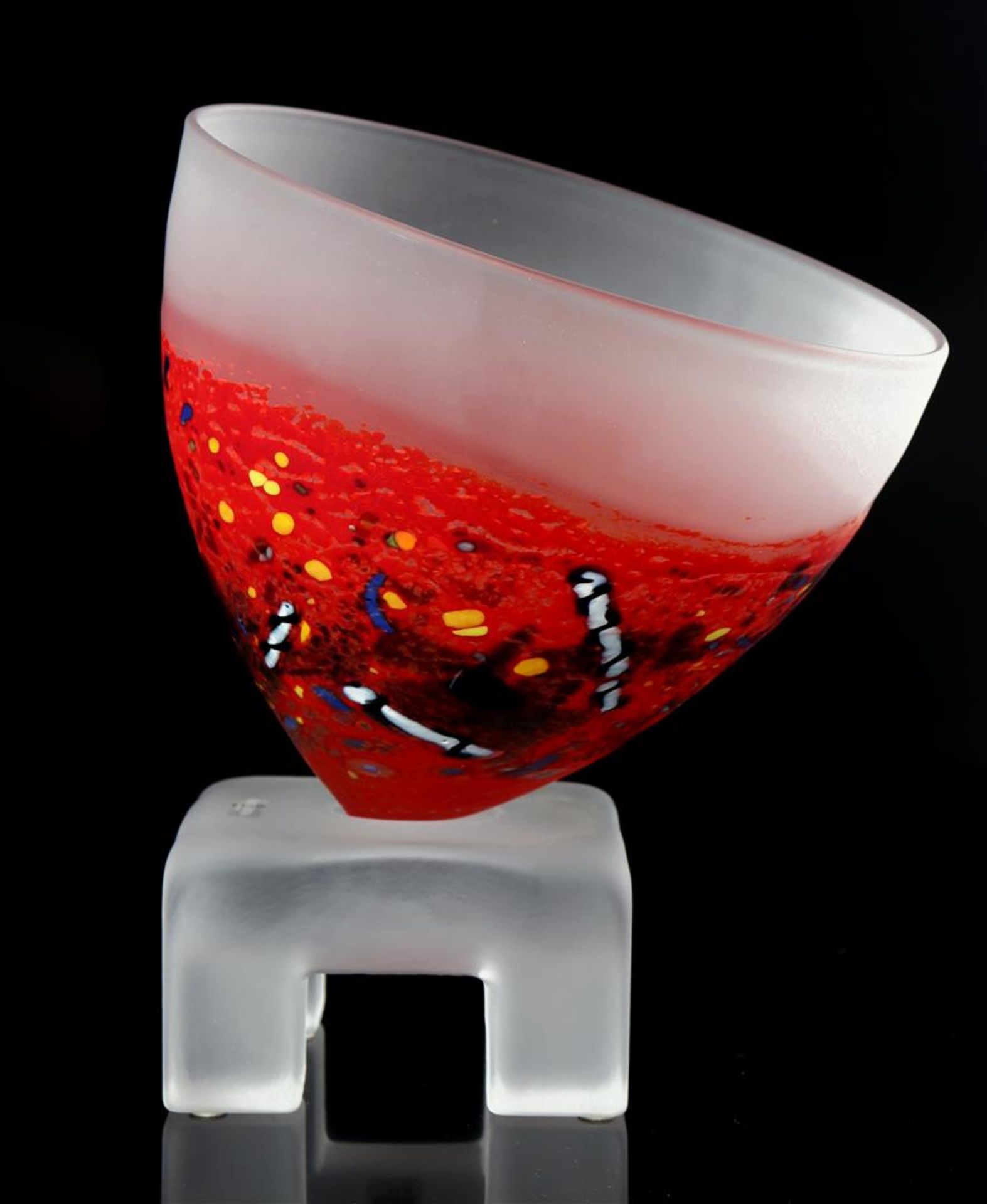 Glass decorative object