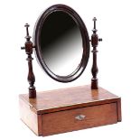 Wooden top mirror with drawer