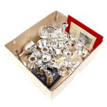 Box of various silver plated