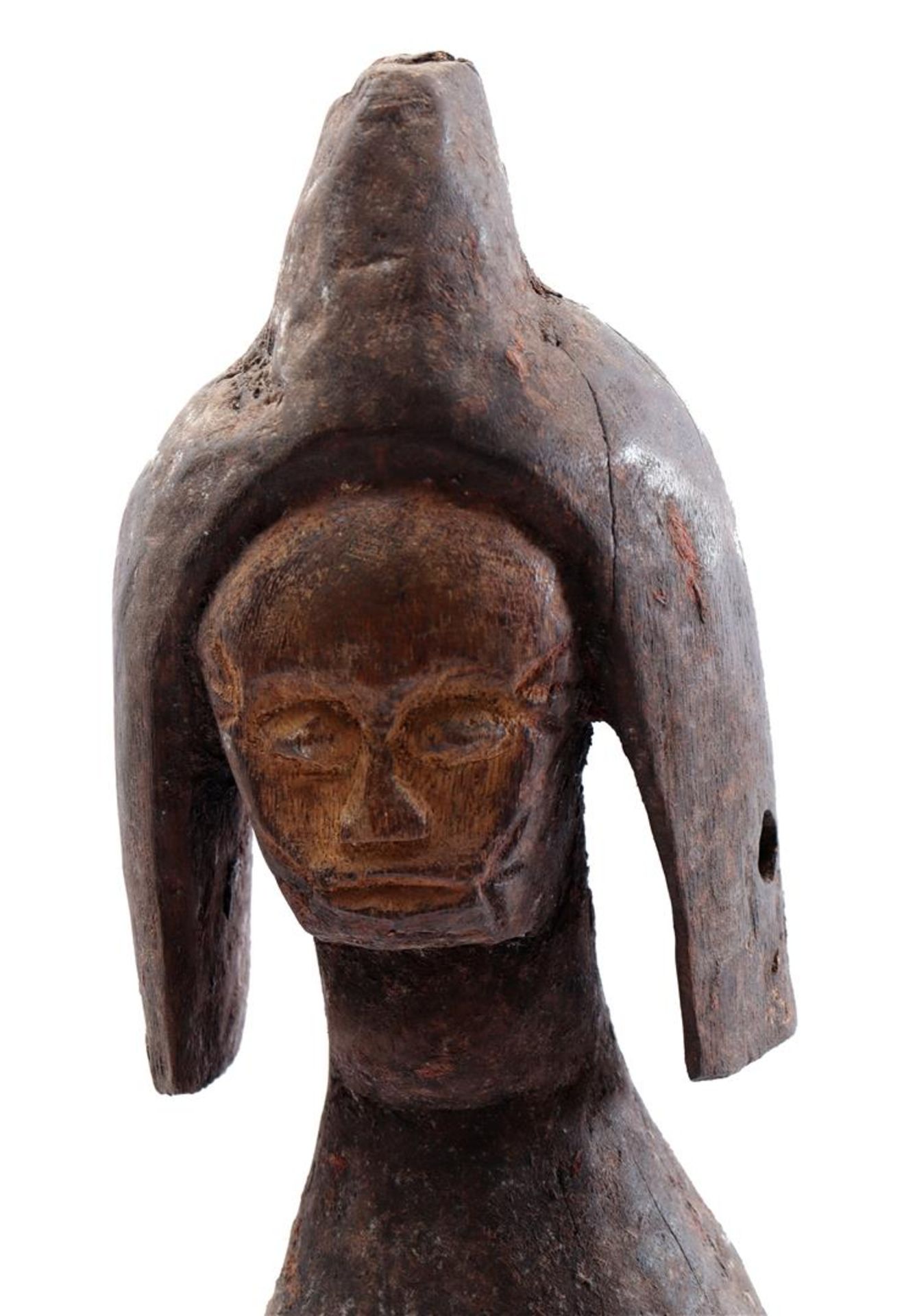 Wooden ceremonial statue of a woman - Image 5 of 5