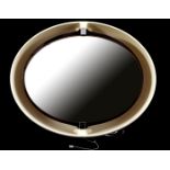 4-light plastic adjustable mirror