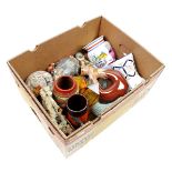 Box of various pottery