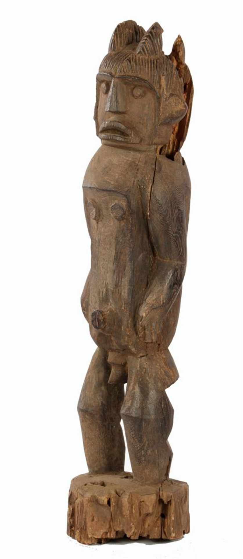 Wooden ceremonial statue, Ngabaka - Image 4 of 4