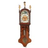 Frisian tail clock with day and moon phase
