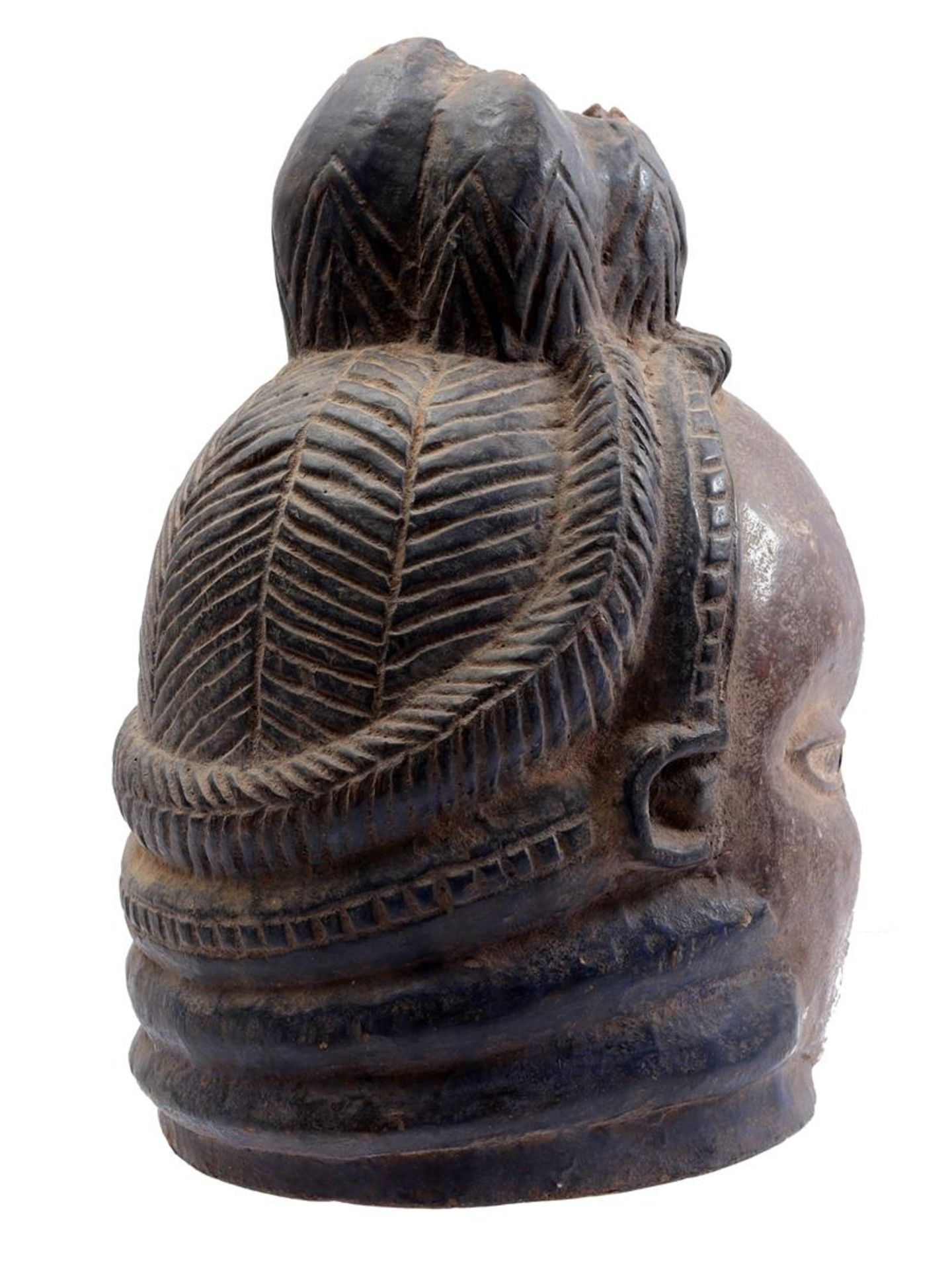 Wooden ceremonial Gelde mask - Image 2 of 5