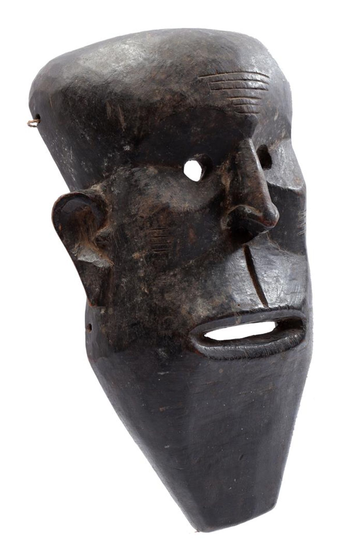Wooden ceremonial mask, Kuba, possibly Songay
