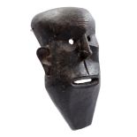 Wooden ceremonial mask, Kuba, possibly Songay