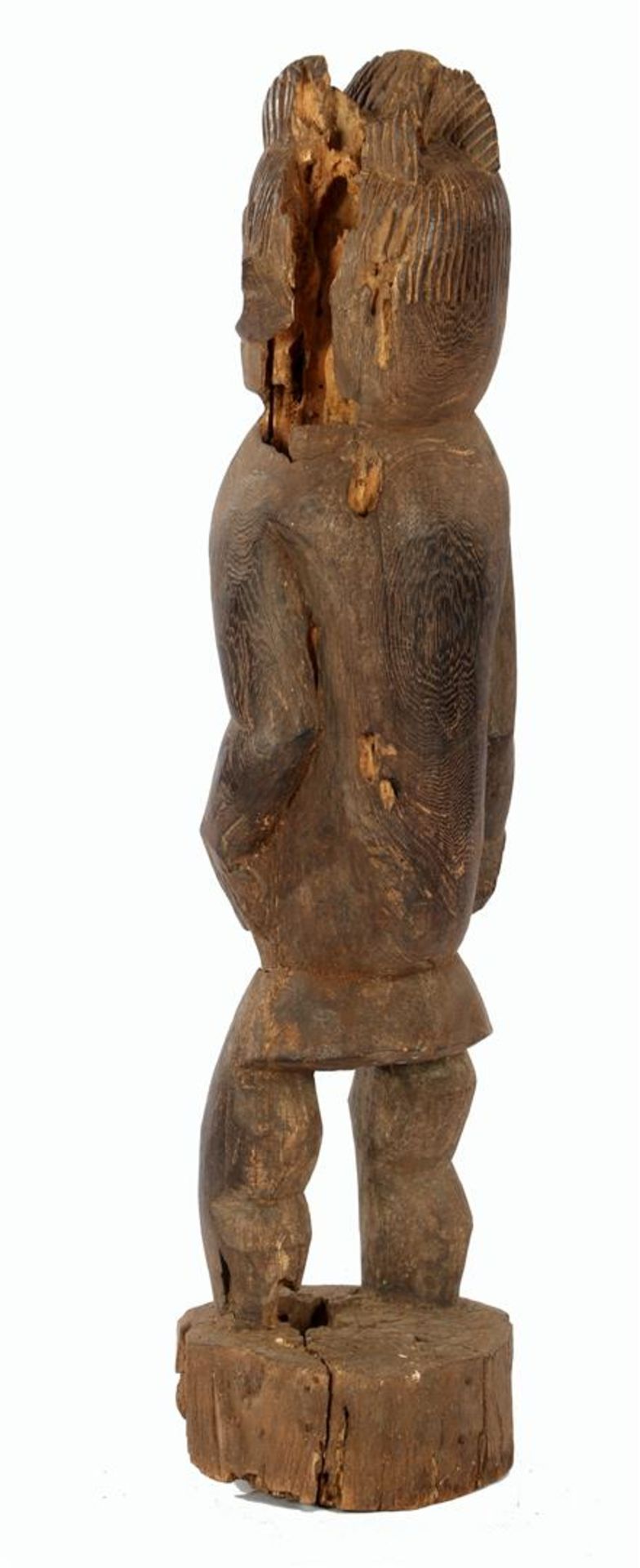 Wooden ceremonial statue, Ngabaka - Image 3 of 4