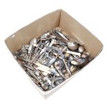 Box of various silver plated