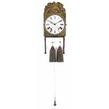 French Comtoise clock with hunting decor