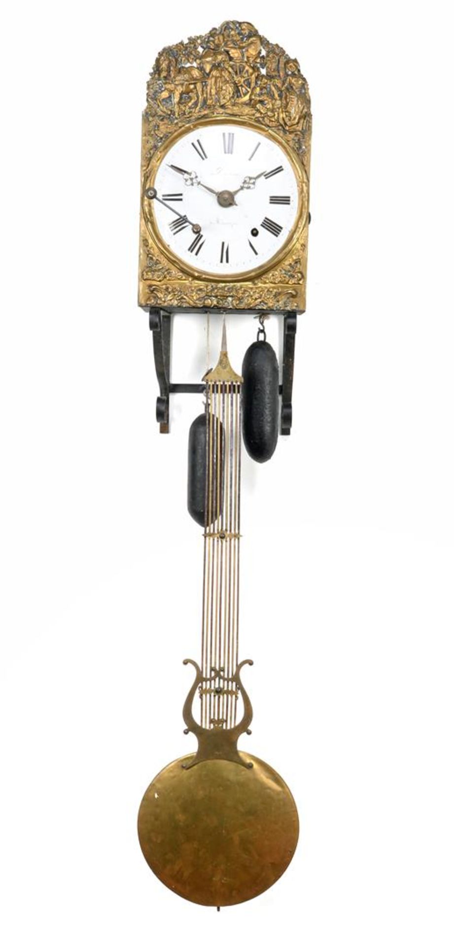 French Comtoise clock