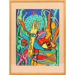 Anonymous, colorful abstract scene