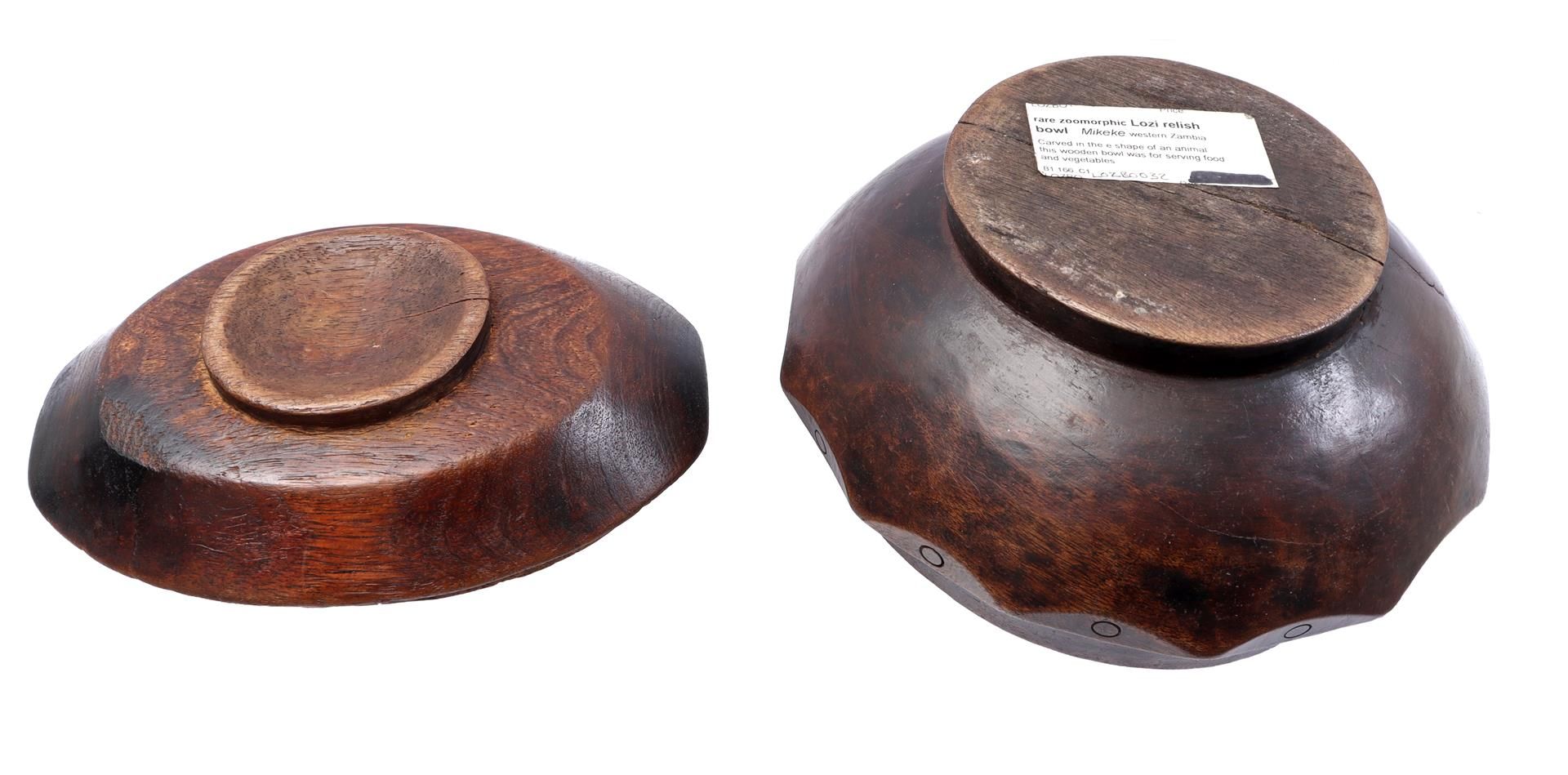 2 wooden lidded pots, 1 with turtle décor - Image 3 of 3