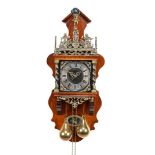 Zaanse clock in walnut case