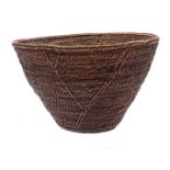 Traditional Makenge carrot flour basket