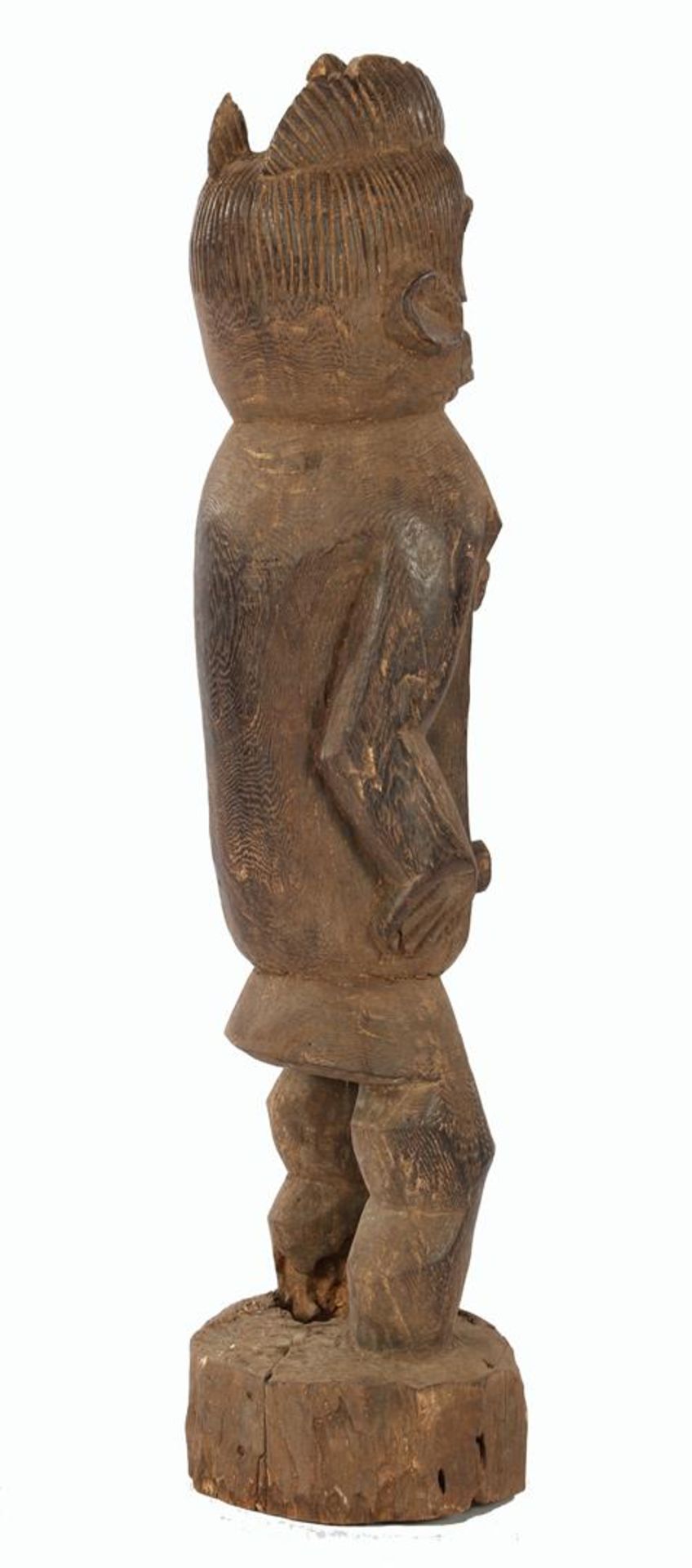 Wooden ceremonial statue, Ngabaka - Image 2 of 4