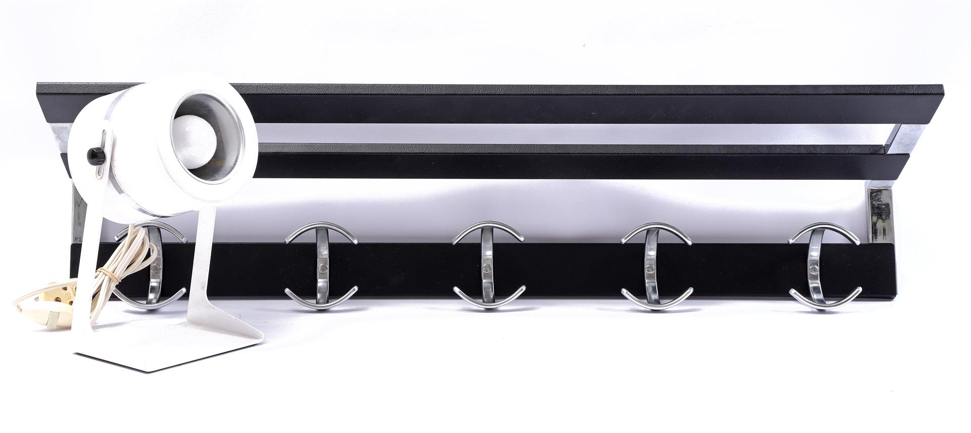 RM31 chrome wall coat rack