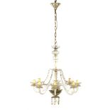 Classic crystal 8-armed crown lamp