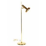 Brass floor lamp