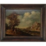 Anonymous, romantic landscape with resting figures