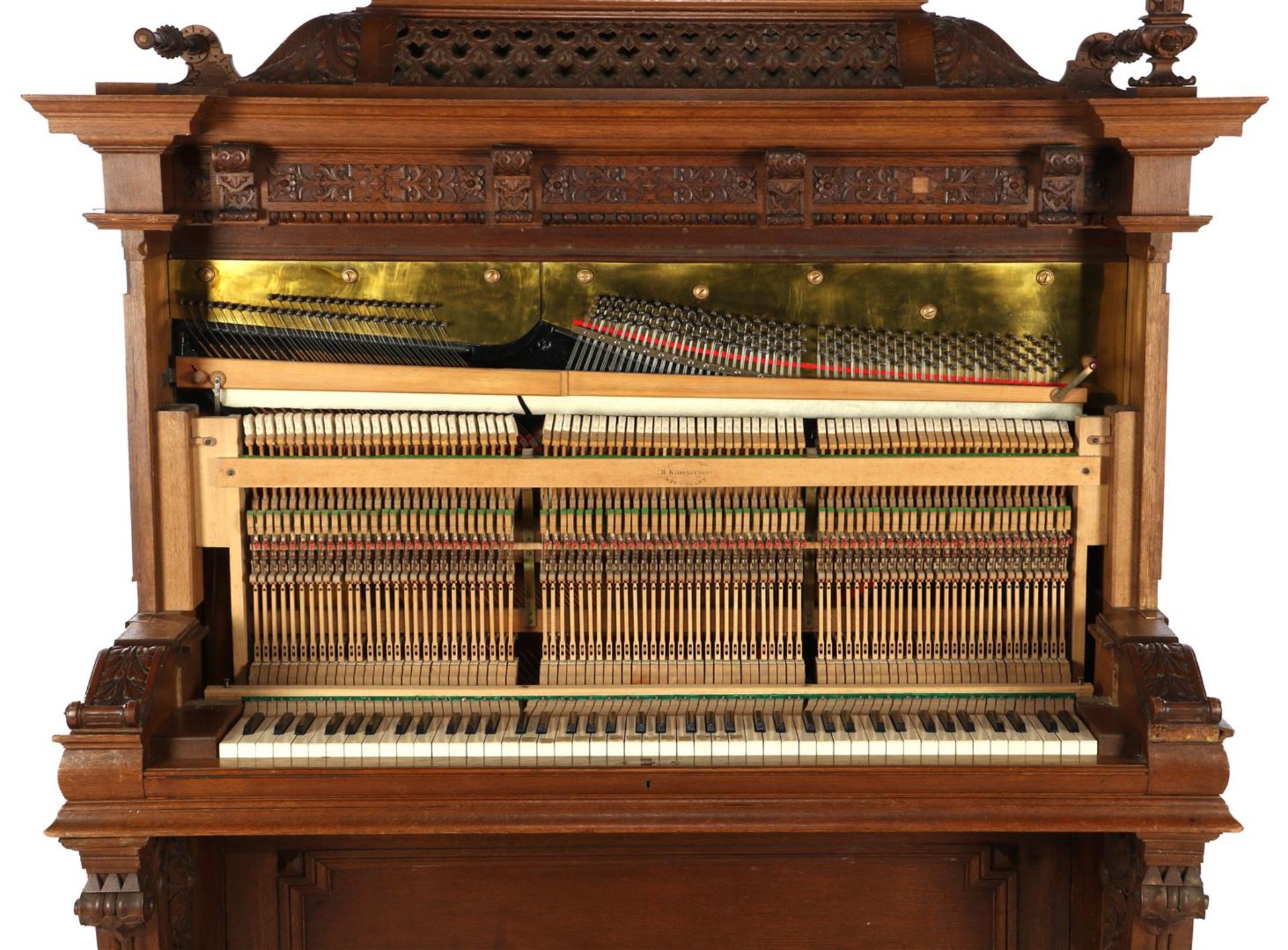 Klinckerfuss Stuttgart, piano in walnut Renaissance style - Bild 14 aus 14