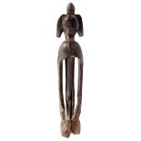 Wooden ceremonial statue of a woman