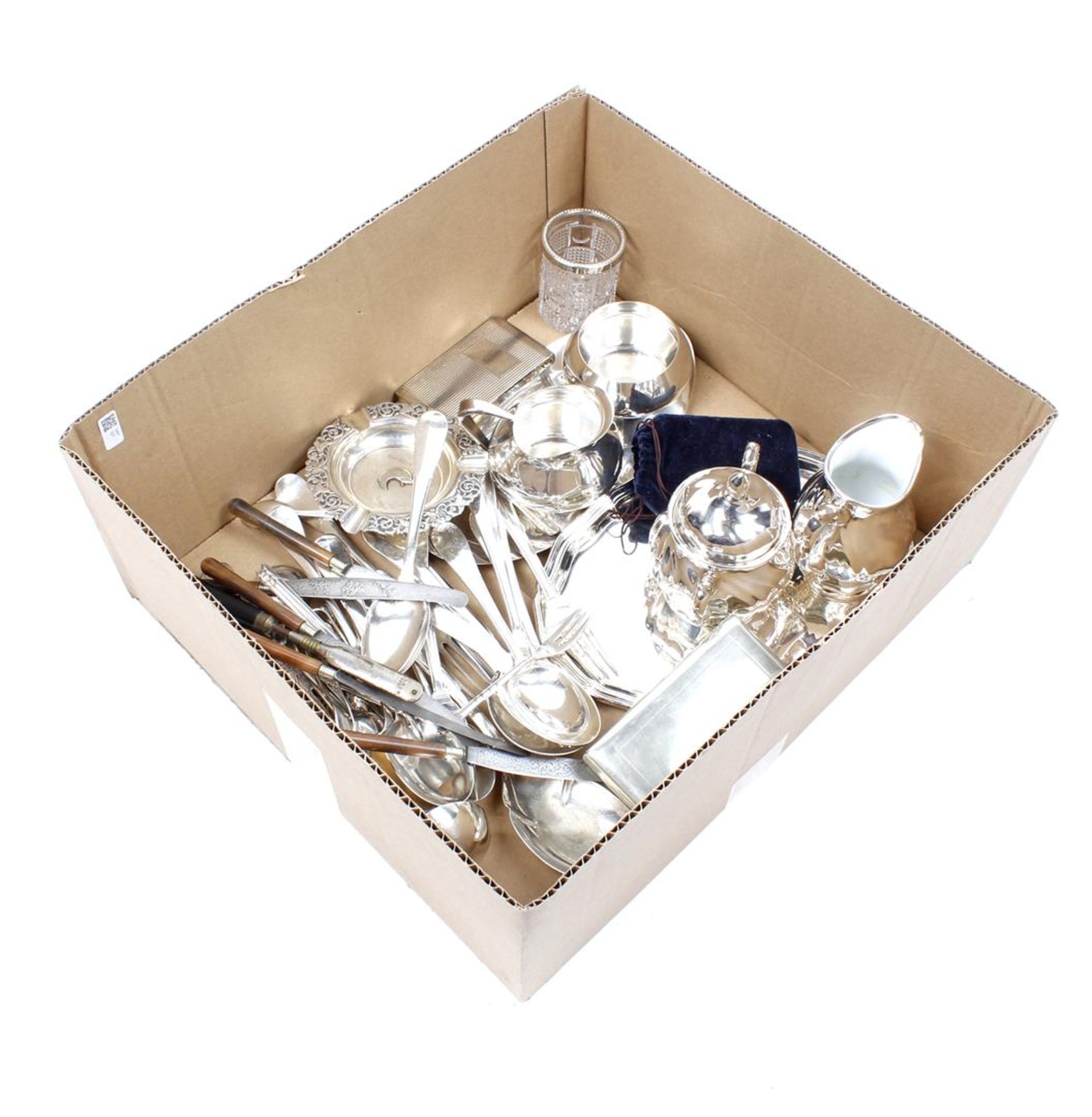 Box various silver plated