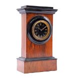 Palisander veneer table clock