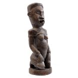 Wooden ceremonial statue, Kuba