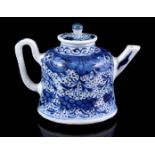 Porcelain bell-shaped teapot