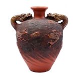 Earthenware decorative vase