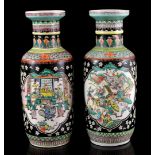 2 porcelain vases