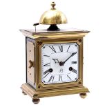 Dutch brass table clock