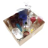 Box of various glassware