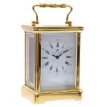 Brass travel alarm clock