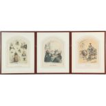 3 color lithographs