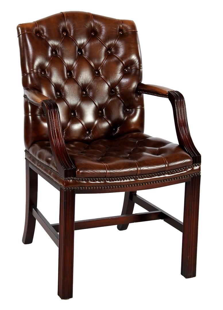 English walnut armchair