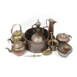 Lot of copperware