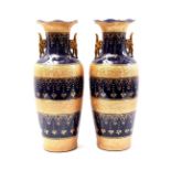 2 classic porcelain decorative vases