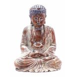 Wooden statue of Buddha