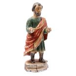 Wooden polychrome statue