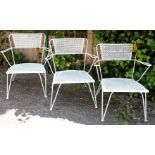 3 garden chairs