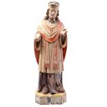 Wooden polychrome statue