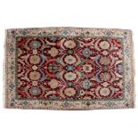 Hand-knotted Indian carpet