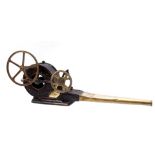 Iron with brass mechanical bellows