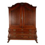 Oak Louis XV cabinet