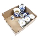Box with earthenware