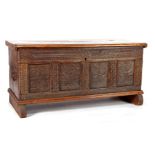 Oak blanket chest